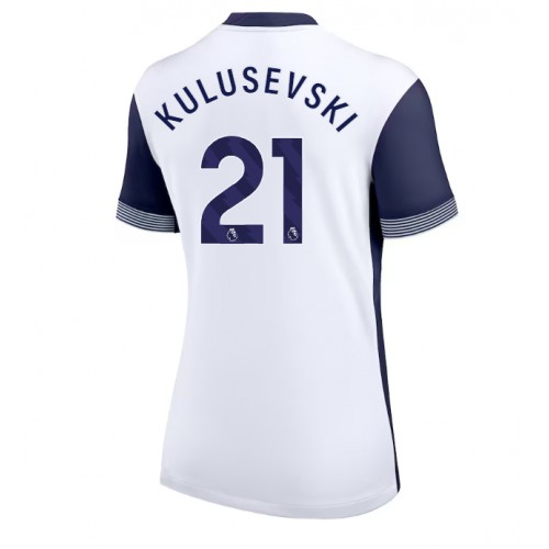 Fotbalové Dres Tottenham Hotspur Dejan Kulusevski #21 Dámské Domácí 2024-25 Krátký Rukáv